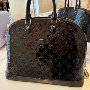 COPY - LOUIS VUITTON Monogram Vernis Alma MM Amarrant